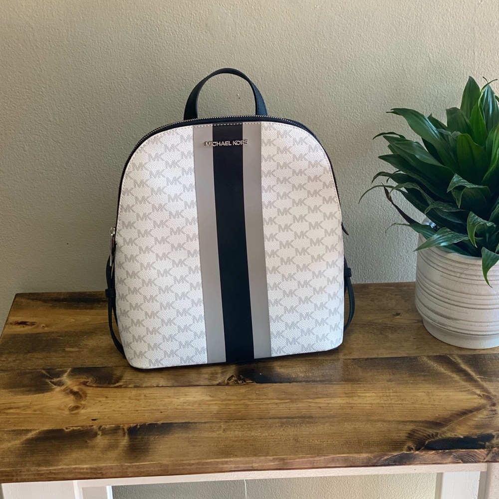 Michael Kors Cindy Large Saffiano Leather Backpack